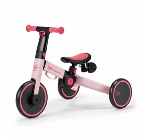 Трехколесный велосипед беговел 3в1 KiderKraft 4TRIKE Candy Pink